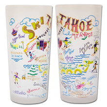 Load image into Gallery viewer, Ski Tahoe Drinking Glass - catstudio