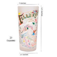 Load image into Gallery viewer, Ski Telluride Drinking Glass - catstudio