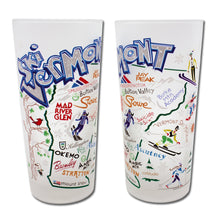 Load image into Gallery viewer, Ski Vermont Drinking Glass Glass catstudio