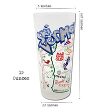 Load image into Gallery viewer, Ski Vermont Drinking Glass Glass catstudio