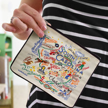 Load image into Gallery viewer, South Carolina Zip Pouch - Natural - catstudio