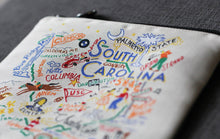 Load image into Gallery viewer, South Carolina Zip Pouch - Natural - catstudio
