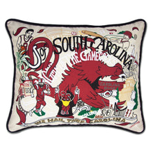 Load image into Gallery viewer, South Carolina, University of Collegiate Embroidered Pillow - catstudio 
