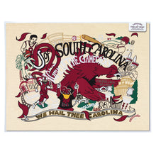 Load image into Gallery viewer, South Carolina, University of Collegiate Fine Art Print - catstudio