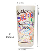Load image into Gallery viewer, South Dakota Drinking Glass - catstudio
