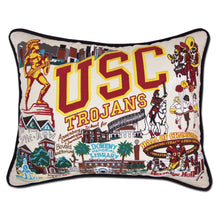 Load image into Gallery viewer, Southern California, University of (USC) Collegiate Embroidered Pillow - catstudio