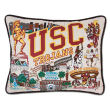 Load image into Gallery viewer, Southern California, University of (USC) Collegiate XL Hand-Embroidered Pillow - catstudio