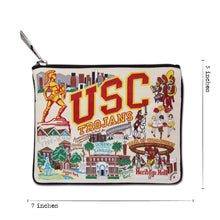 Load image into Gallery viewer, Southern California, University of (USC) Collegiate Zip Pouch Pouch catstudio 

