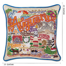 Load image into Gallery viewer, St. Augustine Hand-Embroidered Pillow - catstudio