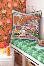 Load image into Gallery viewer, St. Augustine Hand-Embroidered Pillow - catstudio