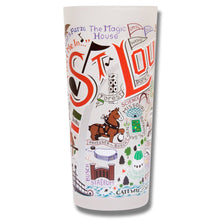Load image into Gallery viewer, St. Louis Drinking Glass - catstudio