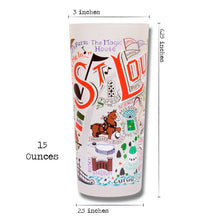 Load image into Gallery viewer, St. Louis Drinking Glass - catstudio