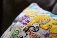 Load image into Gallery viewer, Summer Colorado Hand-Embroidered Pillow - catstudio