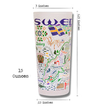Load image into Gallery viewer, Sweden Drinking Glass - catstudio