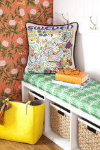 Load image into Gallery viewer, Sweden Hand-Embroidered Pillow - catstudio