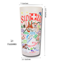 Load image into Gallery viewer, Switzerland Drinking Glass - catstudio