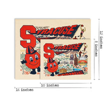 Load image into Gallery viewer, Syracuse University Collegiate Fine Art Print - catstudio