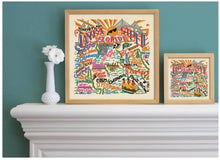 Load image into Gallery viewer, Tampa-St. Pete Fine Art Print Art Print catstudio 16"x16" - Framed