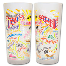 Load image into Gallery viewer, Tampa-St. Pete Drinking Glass - catstudio
