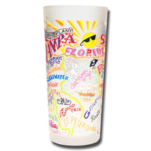 Load image into Gallery viewer, Tampa-St. Pete Drinking Glass - catstudio