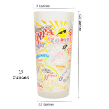 Load image into Gallery viewer, Tampa-St. Pete Drinking Glass - catstudio