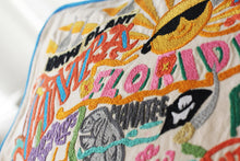 Load image into Gallery viewer, Tampa-St. Pete Hand-Embroidered Pillow - catstudio