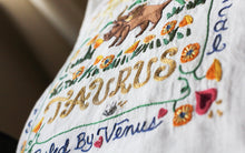 Load image into Gallery viewer, Taurus Astrology Hand-Embroidered Pillow - catstudio