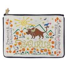 Load image into Gallery viewer, Taurus Astrology Zip Pouch - catstudio