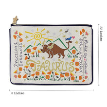 Load image into Gallery viewer, Taurus Astrology Zip Pouch Pouch catstudio
