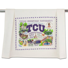 Load image into Gallery viewer, Texas Christian University (TCU) Collegiate Dish Towel Dish Towel catstudio 
