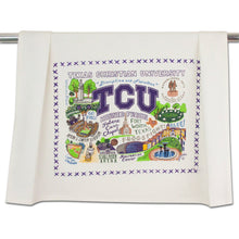 Load image into Gallery viewer, Texas Christian University (TCU) Collegiate Dish Towel Dish Towel catstudio