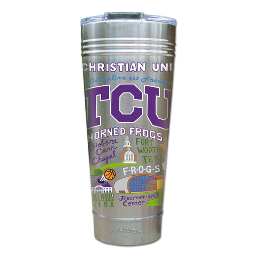 Texas Christian University (TCU) Collegiate Thermal Tumbler (Set of 4) - PREORDER Thermal Tumbler catstudio