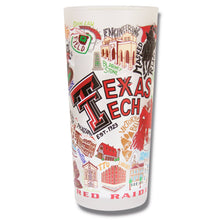 Load image into Gallery viewer, Texas Tech University Collegiate Drinking Glass - catstudio 
