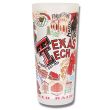 Load image into Gallery viewer, Texas Tech University Collegiate Drinking Glass - catstudio
