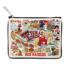 Load image into Gallery viewer, Texas Tech University Collegiate Zip Pouch - catstudio