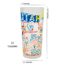 Load image into Gallery viewer, Utah Drinking Glass - catstudio