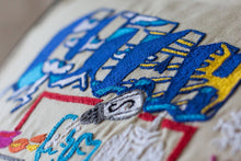Load image into Gallery viewer, Utah Hand-Embroidered Pillow - catstudio