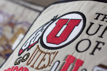 Load image into Gallery viewer, Utah, University of Collegiate Embroidered Pillow - catstudio