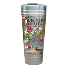 Load image into Gallery viewer, Utah, University of Collegiate Thermal Tumbler (Set of 4) - PREORDER Thermal Tumbler catstudio