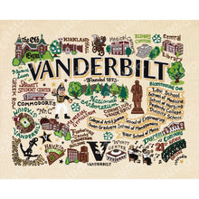 Load image into Gallery viewer, Vanderbilt University Collegiate Fine Art Print - catstudio
