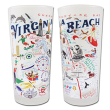 Load image into Gallery viewer, Virginia Beach Drinking Glass - catstudio