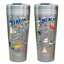Load image into Gallery viewer, Virginia Beach Thermal Tumbler (Set of 4) - PREORDER Thermal Tumbler catstudio