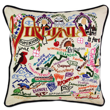 Load image into Gallery viewer, Virginia Hand-Embroidered Pillow Pillow catstudio