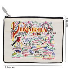 Load image into Gallery viewer, Virginia Zip Pouch - Natural - catstudio