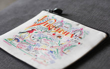 Load image into Gallery viewer, Virginia Zip Pouch - Natural - catstudio