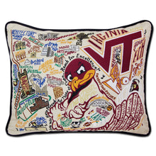 Load image into Gallery viewer, Virginia Tech Collegiate Embroidered Pillow - catstudio
