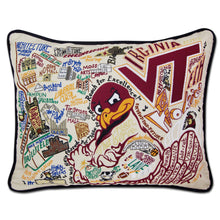Load image into Gallery viewer, Virginia Tech Collegiate Embroidered Pillow - catstudio