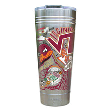 Load image into Gallery viewer, Virginia Tech Collegiate Thermal Tumbler (Set of 4) - PREORDER Thermal Tumbler catstudio