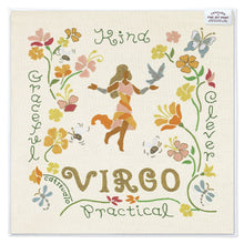 Load image into Gallery viewer, Virgo Astrology Fine Art Print Art Print catstudio 8&quot;x8&quot; 
