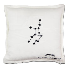 Load image into Gallery viewer, Virgo Astrology Hand-Embroidered Pillow - catstudio